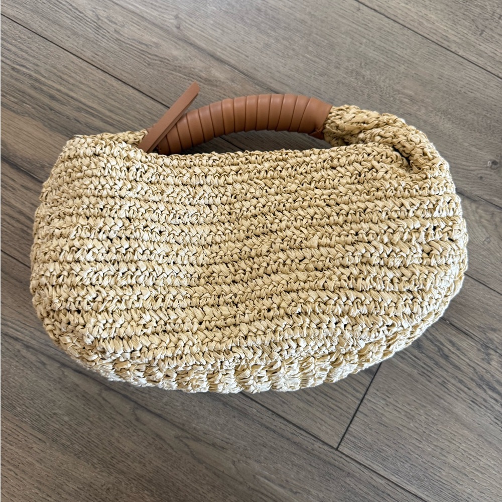 Cleobella Tan Woven Hobo Bag - Picture 4 of 5